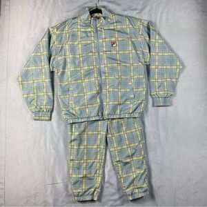 Women’s Fila Plaid 2-Piece Suit Size Small